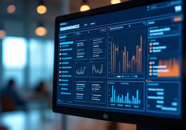AI-Powered Dashboard Automation interface showing vibrant real-time analytics